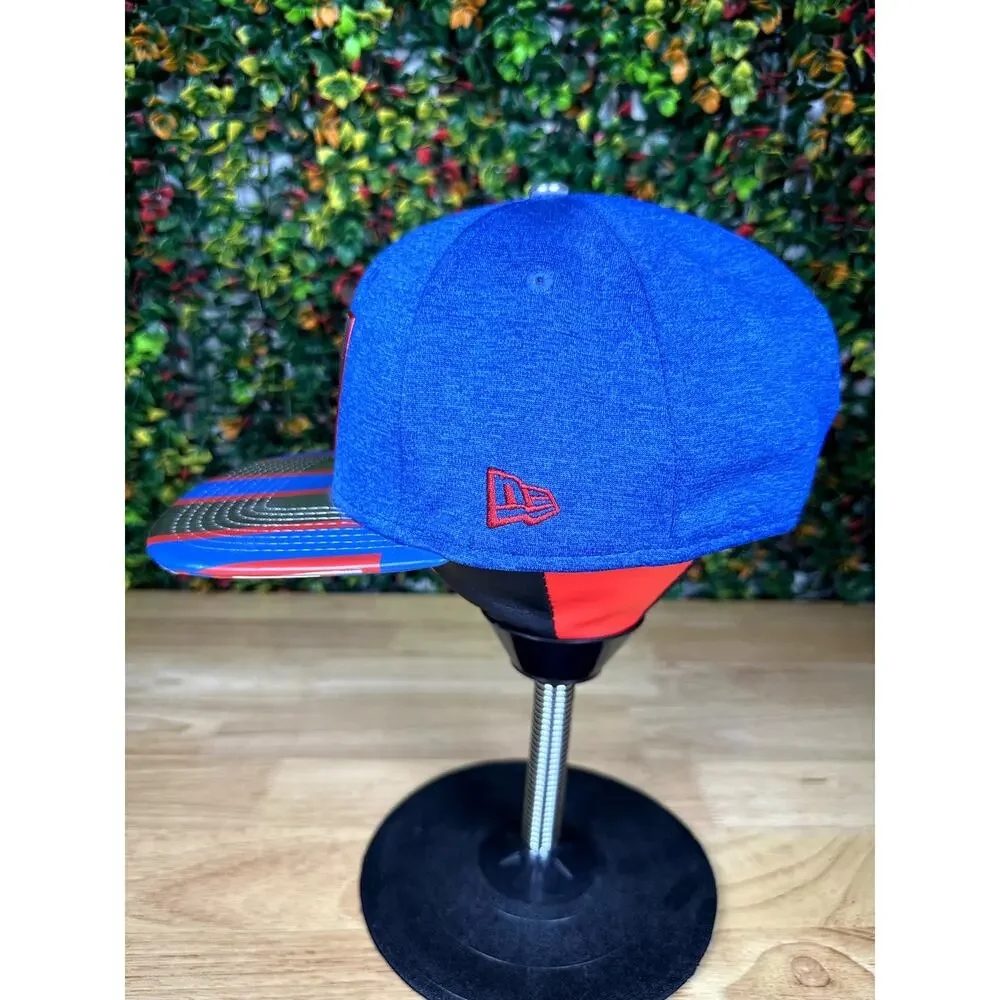 New York Giants NFL Draft 2017 New Era 9Fifty Snapback Hat NY‎ Blue Red Silver